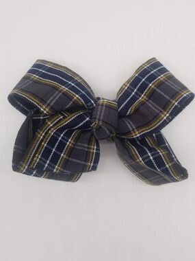 Large Jo Jo Hair bow- Plaid 42